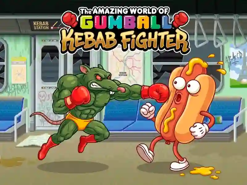 Oyunu The Amazing World of Gumball Kebab Fighter çevrimiçi