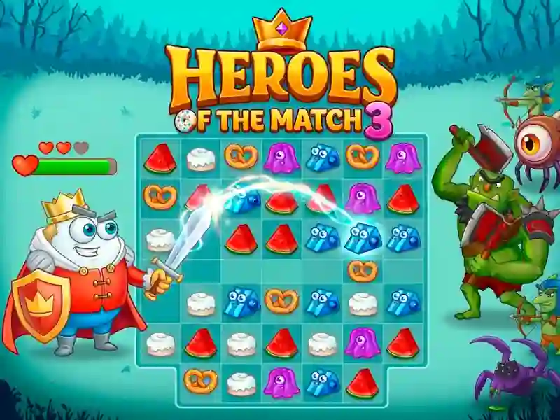 Oyunu Heroes of the match 3 çevrimiçi