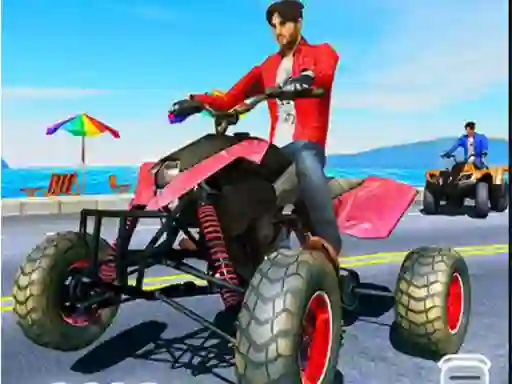 Oyunu Quad Bike Traffic Racing Mania çevrimiçi