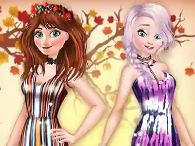 Oyunu Princesses BFFs Fall Party çevrimiçi