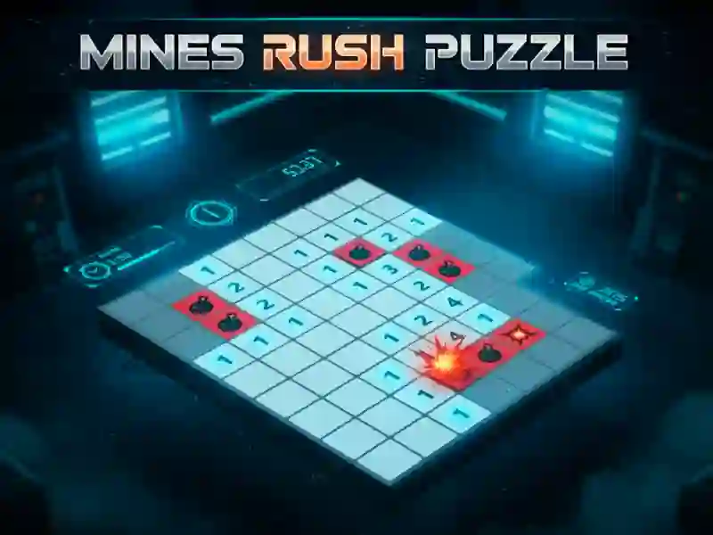 Oyunu Mines Rush Puzzle çevrimiçi