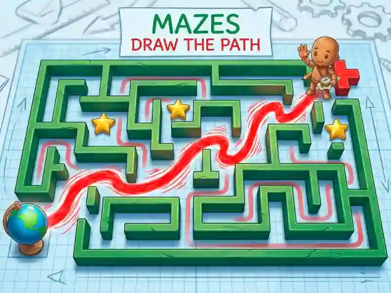 Oyunu Mazes Draw The Path çevrimiçi