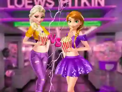 Oyunu Ellie and Annie Movie Night çevrimiçi