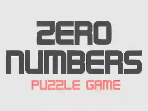 Oyunu Zero Numbers Puzzle Game çevrimiçi