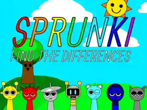 Oyunu Sprunki Find The Differences çevrimiçi