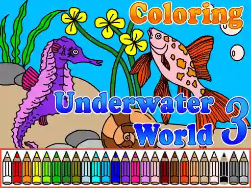 Oyunu Сoloring Underwater World 3 çevrimiçi