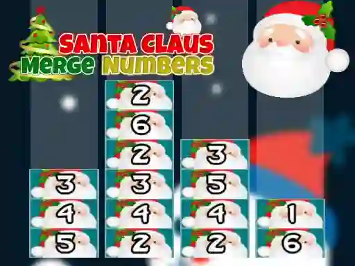 Oyunu Santa Claus Merge Numbers çevrimiçi