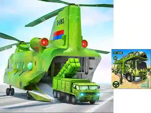 Oyunu US Army Cargo Transport Truck Driving çevrimiçi