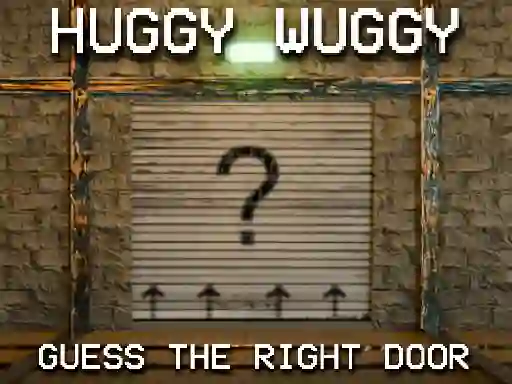 Oyunu Huggy Wuggy Guess the right door çevrimiçi
