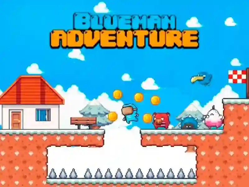 Oyunu Blueman Adventure çevrimiçi