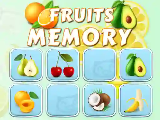 Oyunu Fruits Memory çevrimiçi
