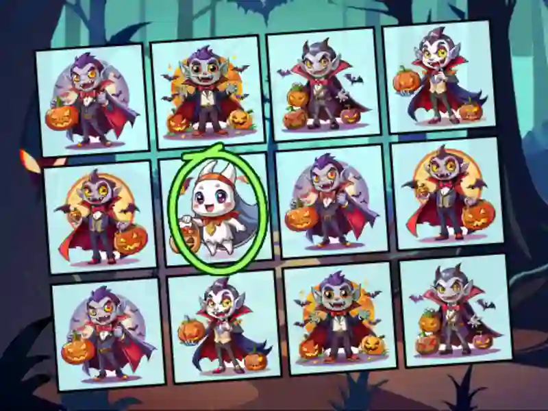 Oyunu Spot the Unique Halloween çevrimiçi