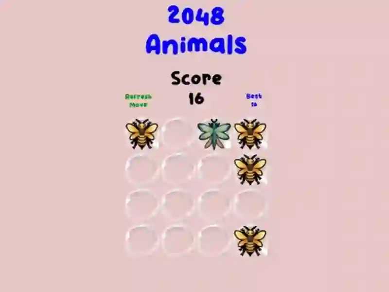 Oyunu 2048 Animals çevrimiçi