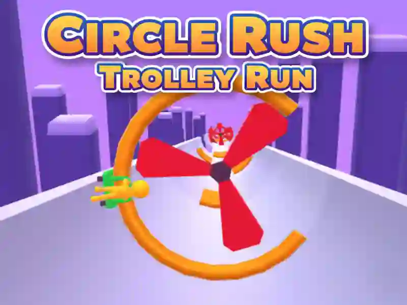 Oyunu Circle Rush Trolley Run çevrimiçi