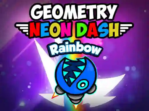 Oyunu Geometry neon dash rainbow çevrimiçi