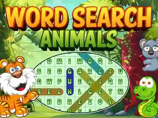 Oyunu Word Search Animals çevrimiçi