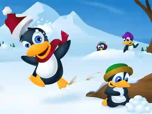 Oyunu Cute Penguin Slide çevrimiçi