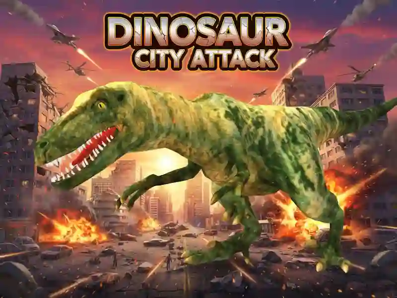 Oyunu Dinosaur City Attack çevrimiçi