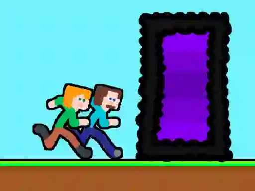 Oyunu Steveman and Alexwoman: Easter Egg çevrimiçi
