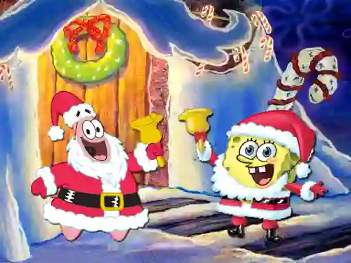 Oyunu SpongeBob Christmas Jigsaw Puzzle çevrimiçi