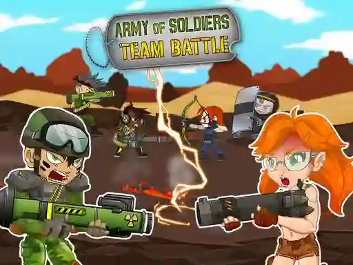Oyunu Army of soldiers: Team Battle çevrimiçi