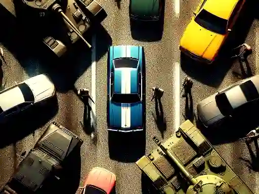 Oyunu GTA Car Rush çevrimiçi