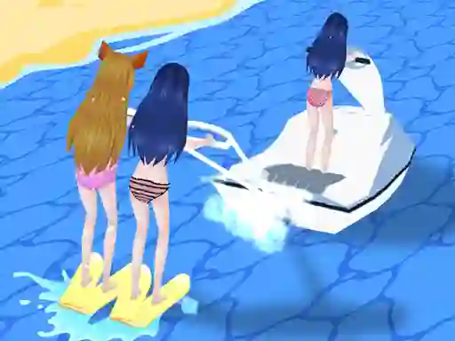 Oyunu Girl Surfer 3D çevrimiçi