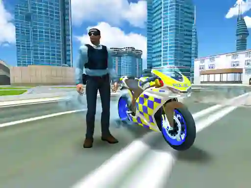 Oyunu Police Motorbike Traffic Rider çevrimiçi