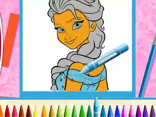 Oyunu The Princess Sisters Coloring çevrimiçi