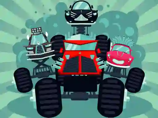 Oyunu Crazy Monster Trucks Memory çevrimiçi
