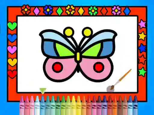 Oyunu Color and Decorate Butterflies çevrimiçi