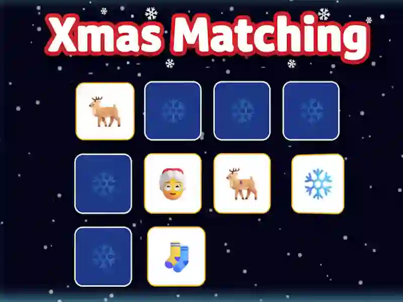 Oyunu Xmas Matching çevrimiçi