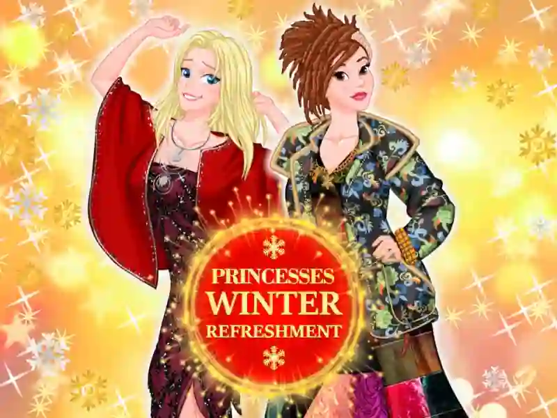 Oyunu Princesses winter refreshment çevrimiçi