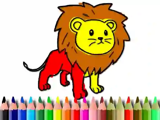 Oyunu Back To School: Lion Coloring Book çevrimiçi