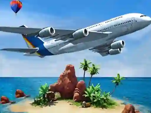 Oyunu Air plane Simulator Island Travel çevrimiçi