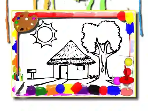 Oyunu Back To School: House Coloring Book çevrimiçi
