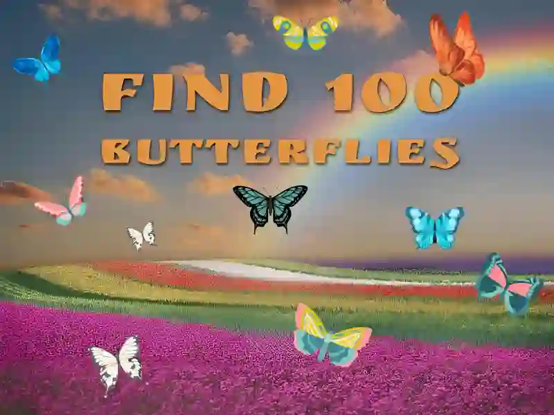 Oyunu Find 100 butterflies çevrimiçi