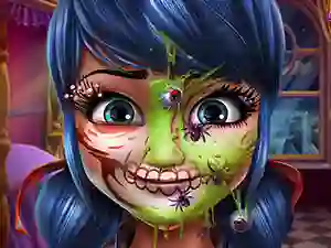 Oyunu Dotted Girl Halloween Makeup çevrimiçi