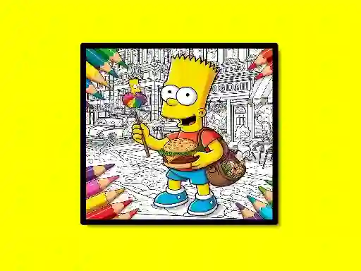 Oyunu Back To School Simpsons Coloring Book çevrimiçi