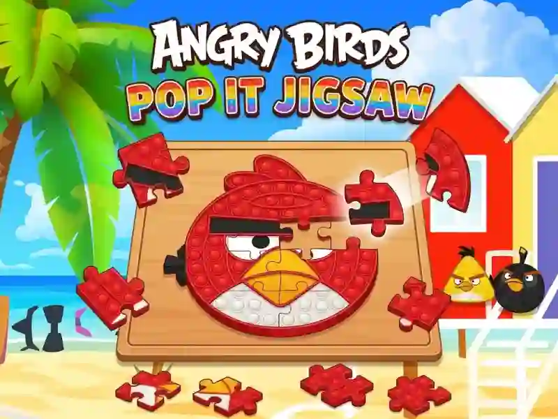 Oyunu Angry Birds Pop It Jigsaw çevrimiçi