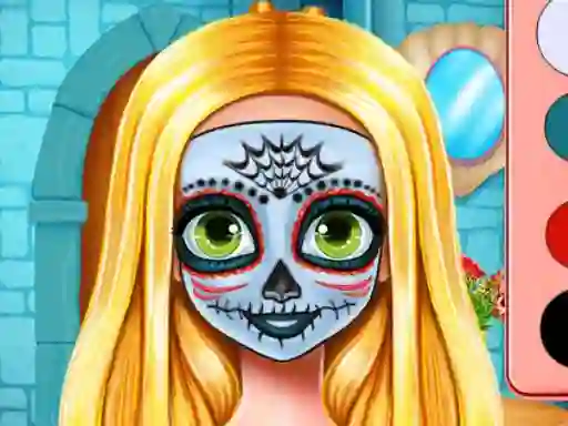 Oyunu Sister's Halloween Face Paint çevrimiçi