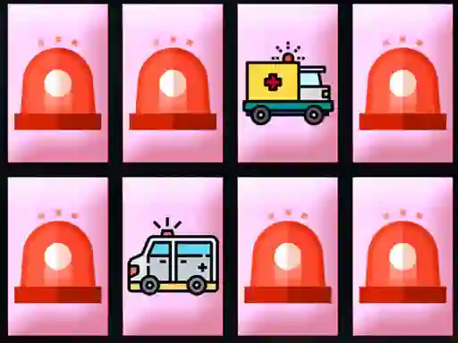 Oyunu Ambulance Trucks Memory çevrimiçi