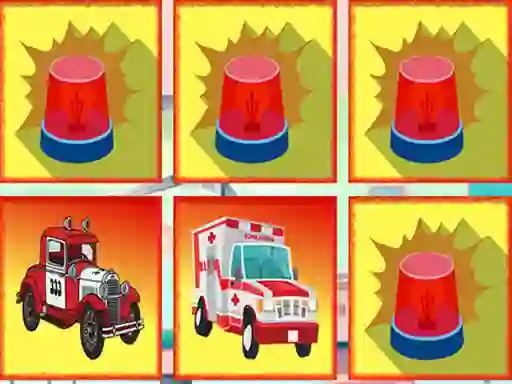 Oyunu Emergency Trucks Memory çevrimiçi