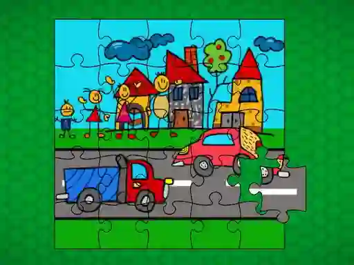 Oyunu Stick Family Fun Time Jigsaw çevrimiçi