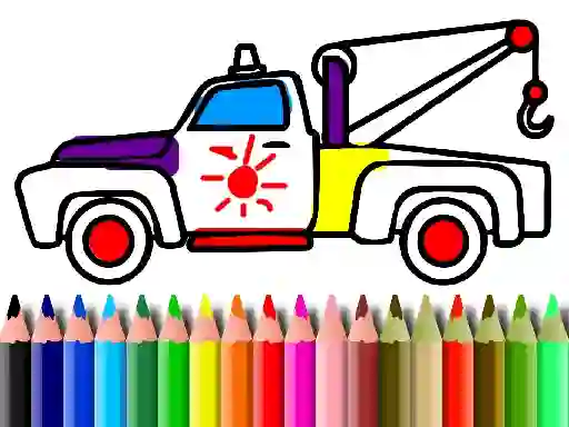 Oyunu Back To School: Trucks Coloring çevrimiçi