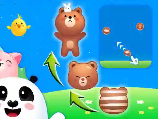Oyunu Animal Merge: Bubble Shooter çevrimiçi
