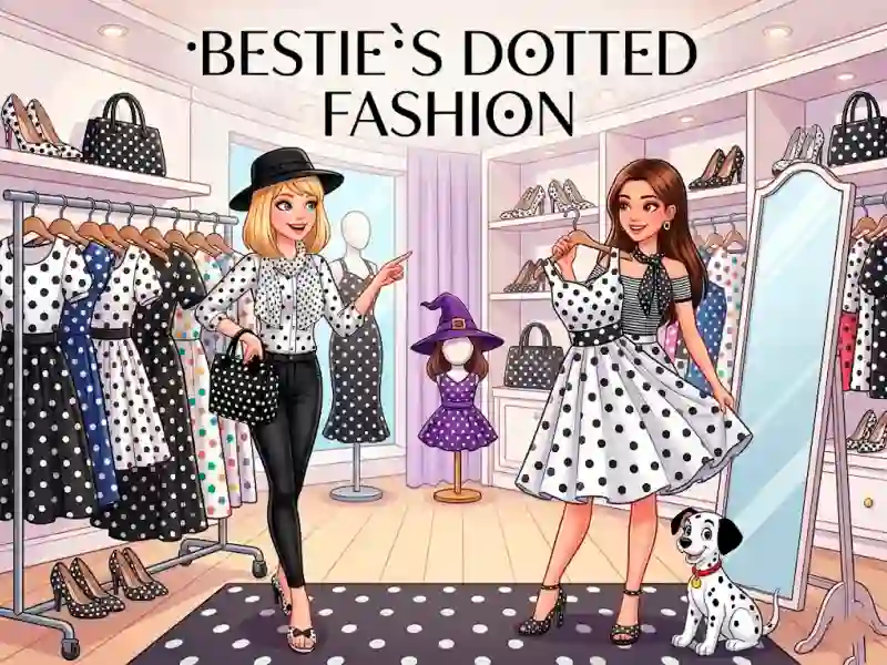 Oyunu Bestie`s Dotted Fashion çevrimiçi