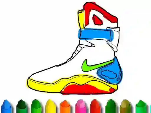 Oyunu Back To School: Shoe Coloring çevrimiçi