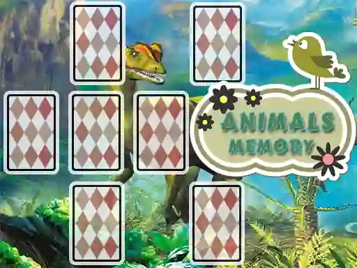 Oyunu Animals Cards Memory çevrimiçi
