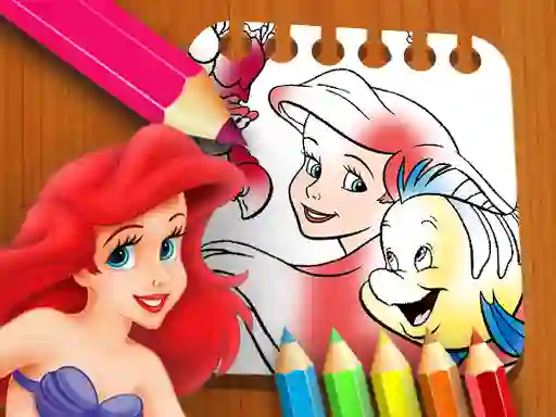 Oyunu The Little Mermaid Coloring Book çevrimiçi